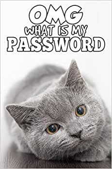 OMG What is my Password? Alphabetical Tabs Password Logbook: Internet Password Logbook [6"x9"] with Letter guides every Page. (The Best and Password book Layout) - Cute Cat Theme 15