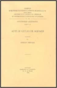 Atti Di Giulio Di Aqfahs: V. (Corpus Scriptorum Christianorum Orientalium)
