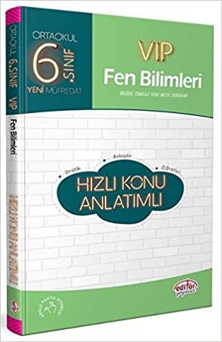 Editör 6. Sınıf VIP Fen Bilimleri Hızlı Konu Anlatımlı