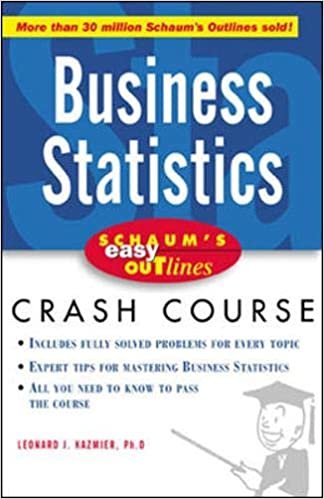 Schaum's Easy Outline of Business Statistics: Based on Schaum's Outline of Theory and Problems of Business Statistics indir