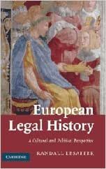 European Legal History: The Civil Law Tradition in Context