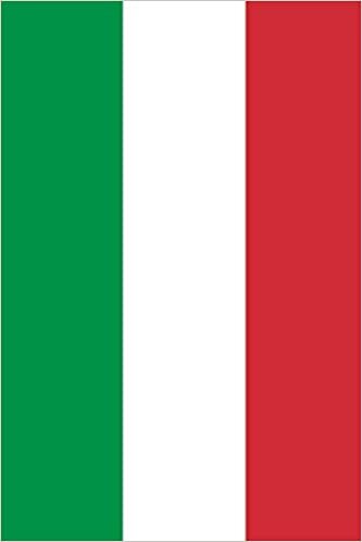 Italian Flag: Graph Paper Notebook, 6x9 Inch, 120 pages indir