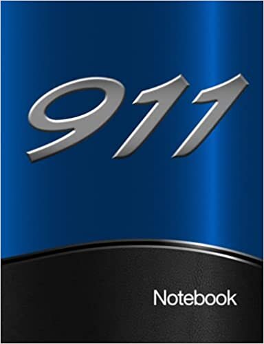 911 Notebook: The perfect lined Journal for a Porsche owner or enthusiast. 100 Ruled pages, plus 4 Tables to keep track of Service and Maintenance schedule for your car. Gentian Blue Cover color.