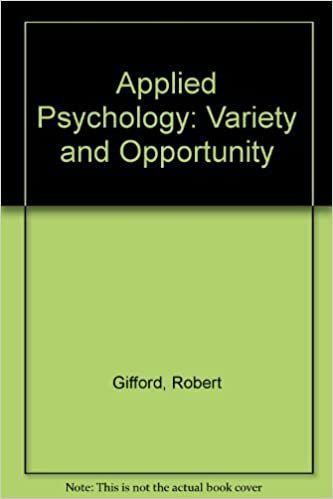 Applied Psychology: Variety and Opportunity