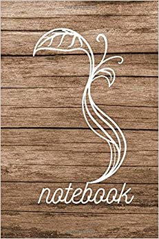 Notebook: Wood design Journal and Sketchbook For Nature Lovers. Simple nature journal to write, doodle and draw. (110 Pages, Blank, 6 x 9)