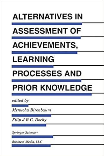 Alternatives in Assessment of Achievements, Learning Processes and Prior Knowledge (Evaluation in Education and Human Services (42), Band 42)