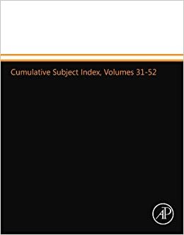 Cumulative Subject Index, Volumes 31-52