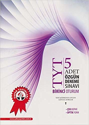 Zafer TYT 5 Adet Ögün Deneme Sınavı Birinci Oturum-YENİ