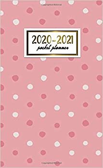 2020-2021 Pocket Planner: 2 Year Pocket Monthly Organizer & Calendar | Cute Two-Year (24 months) Agenda With Phone Book, Password Log and Notebook | Pretty Pink Dot Pattern indir
