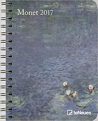 Monet Buchkalender 2017: Kunstkalender - Wochenüberischt