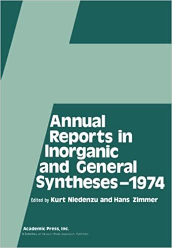 Annual Reports in Inorganic and General Syntheses-1974 indir
