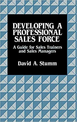 Developing a Professional Sales Force: A Guide for Sales Trainers and Sales Managers indir
