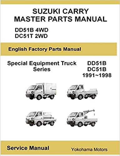 Suzuki Carry Truck Special Equipment Master Parts Manual DD51B DC51C indir