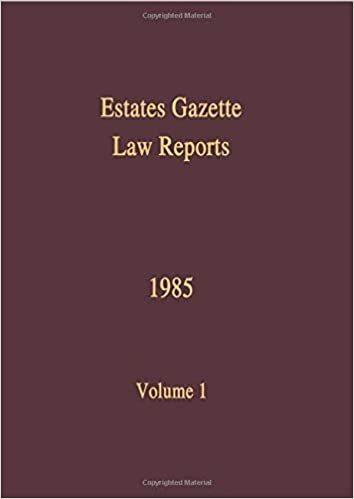 EGLR 1985 (Estates Gazette Law Reports) indir