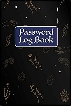 Password Log book mystic space themed for women, girls, wicca, Password journal notebook 6 by 9 inches indir