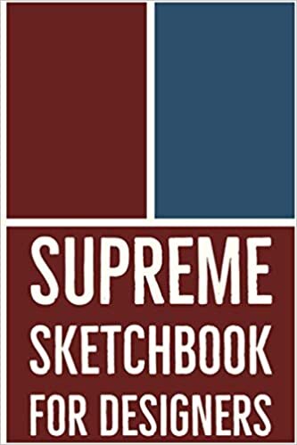 Supreme Sketchbook for Designers: Sketchbook, Dot Grid, 1cmx1cm Graph Paper, 5mmx5mm Graph Paper | Complete Package | 100 Pages | 6"x9" | for Designers indir