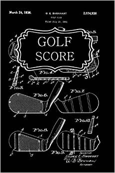 Golf Score: Golf Score Utile Taccuino per tenere nota dei tuoi punteggi a Golf