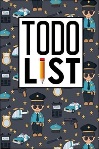 To Do List: Daily Task Notepad, To Do List Manager, Things To Do List, To Do Today List, Agenda Notepad For Men, Women, Students & Kids, Cute Police Cover: Volume 69 (To Do List Notebooks)
