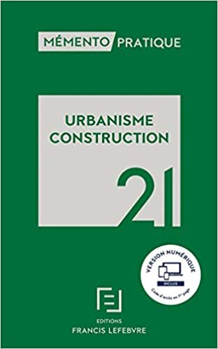 MEMENTO URBANISME CONSTRUCTION 2021