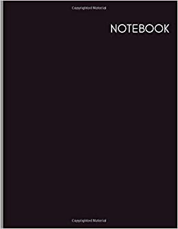 Notebook: Just Light Black, Lined, Large (8.5 x 11 inches), 120 Pages, High-Quality Print