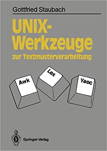 UNIX-Werkzeuge zur Textmusterverarbeitung (Informationstechnik und Datenverarbeitung) indir
