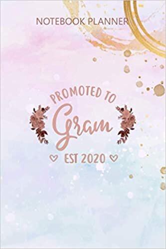 Notebook Planner Promoted to Gram Est 2020 New Gram: Simple, Budget, Simple, Meal, Daily Journal, Agenda, Over 100 Pages, 6x9 inch indir