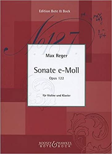 Sonate e-Moll: op. 122. Violine und Klavier.