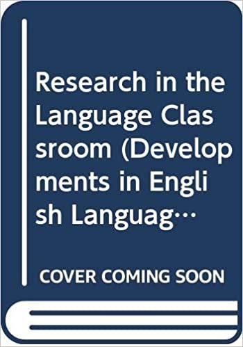 Research In The Language Classroom (Developments in English Language Teaching) indir