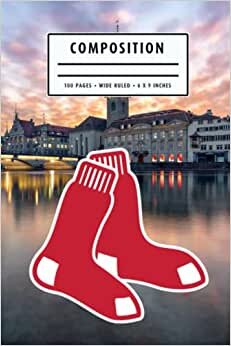 New Year Weekly Timesheet Record Composition : Boston Red Sox Notebook | Christmas, Thankgiving Gift Ideas | Baseball Notebook #2