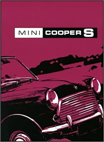 Mini Cooper S Owners Handbook: Part No: Akd7364/2