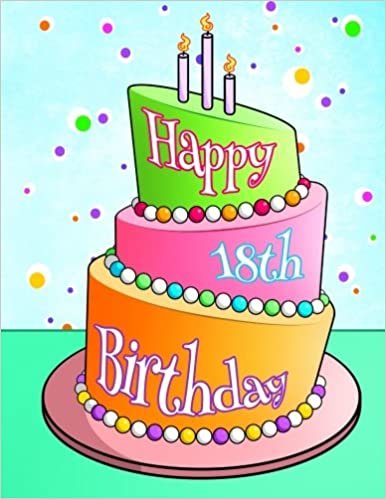 Happy 18th Birthday: Discreet Internet Website Password Organizer, Birthday Gifts for 18 Year Old Girls or Boys, Teens, 8 1/2" x 11"
