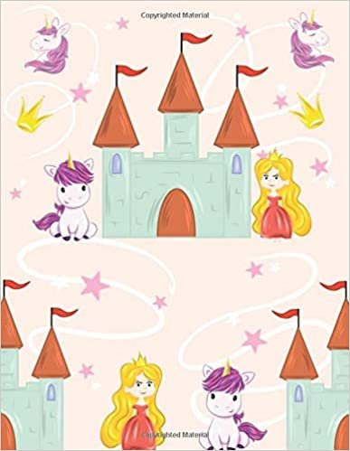 Sketchbook for gilrs - Princess Unicorn Crown: Variety of Templates Draw and Create Your Own Comic Book: 8.5 x 11 with 120 Pages Journal Notebook ... for artists of all levels (Blank Comic Books)
