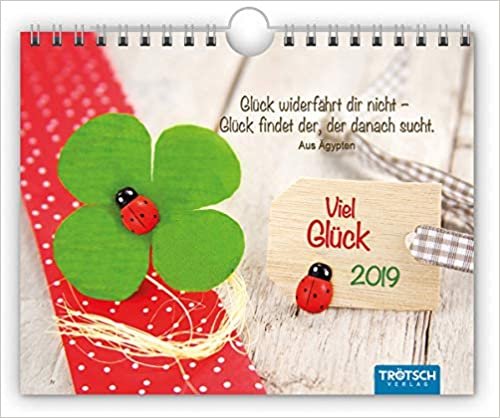 Viel Glück 2019 Notiz-Kalender