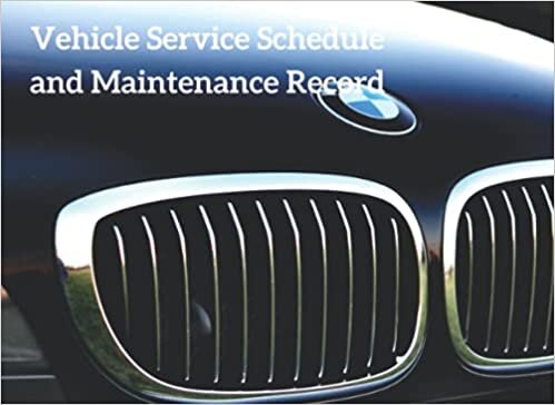 Vehicle Service Schedule and Maintenance Record: Replacement Service History Book