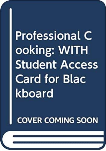 Professional Cooking: WITH Student Access Card for Blackboard indir