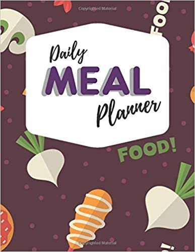 Daily Meal Planner: Weekly Planning Groceries Healthy Food Tracking Meals Prep Shopping List For Women Weight Loss - Purple Cover indir