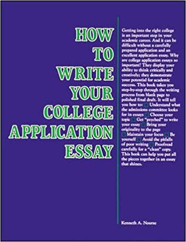 How to Write Your College Application Essay (Vgm Opportunities Series)
