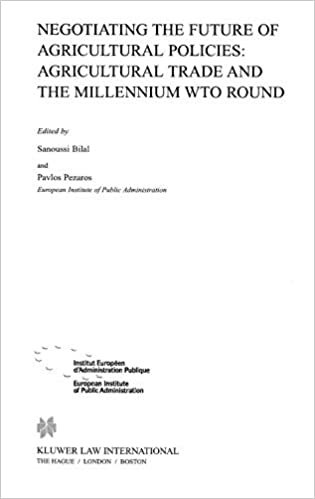 Negotiating the Future of Agricultural Polices: Agricultural Trade and the Millennium WTO Round