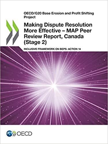 Making Dispute Resolution More Effective - MAP Peer Review Report, Canada (Stage 2) (OECD/G20 base erosion and profit shifting project)