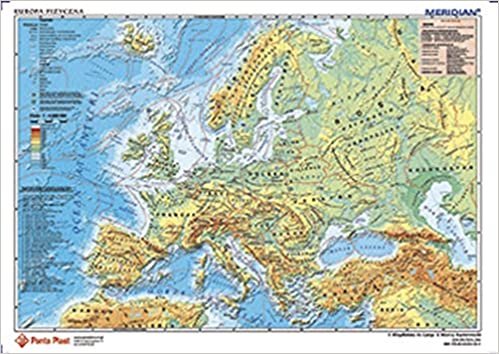 Podklad dwustronny z mapa Europy