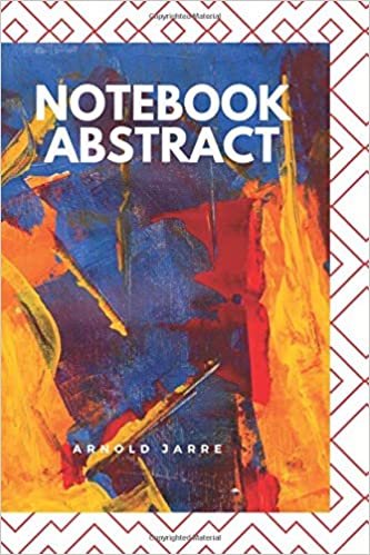 Notebook Abstract: Abstract background with geometric shapes. Unique Notebooks to write in, Journal, Diary (110 Pages, Blank, 6 x 9) (Arnold Jarre), ... Notebook for School, Office and Home Use.