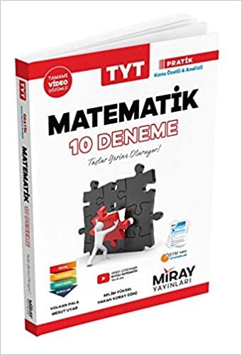 Miray Yayınları TYT Matematik 10 Deneme Miray