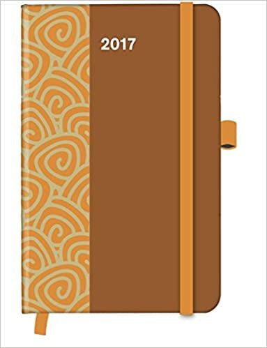 2017 Saddle Brown Diary - teNeues Cool Diary - Weekly 9 x 14 cm indir