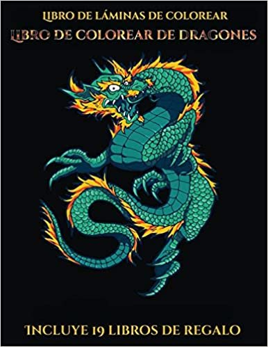 indir   Libro de láminas de colorear (Libro de colorear de dragones): Este libro contiene 40 láminas para colorear que se pueden usar para pintarlas, ... y descargarse en PDF e incluye otros 19 libr tamamen