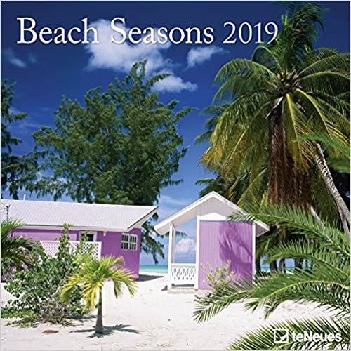 2019 Beach Seasons Calendar - Photography Calendar - 30 x 30 cm indir