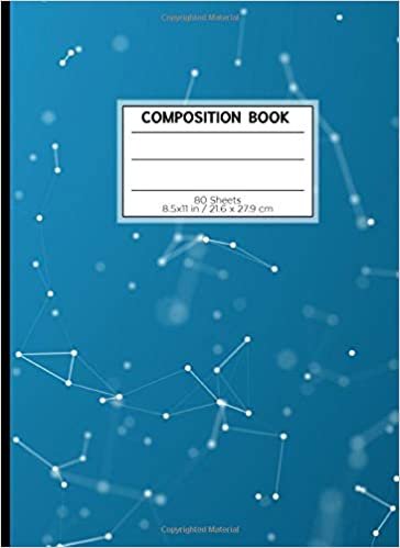 COMPOSITION BOOK 80 SHEETS 8.5x11 in / 21.6 x 27.9 cm: A4 Dotted Paper Notebook | "Connection" | Workbook for s Kids Students Boys | Writing Notes School College | Grammar | Languages | Art