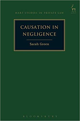 Causation in Negligence (Hart Studies in Private Law) indir