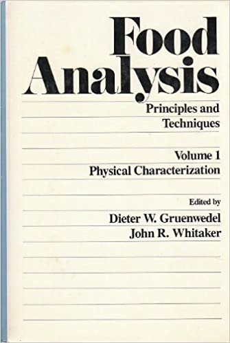Food Analysis: Physical Characterization: Volume 1: Physical Characterization