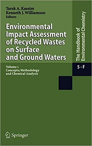Environmental Impact Assessment of Recycled Wastes on Surface and Ground Waters : Concepts; Methodology and Chemical Analysis : 5 / 5F / 5F1