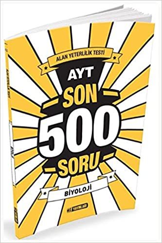 Hız AYT Son 500 Soru Biyoloji-KAMPANYALI